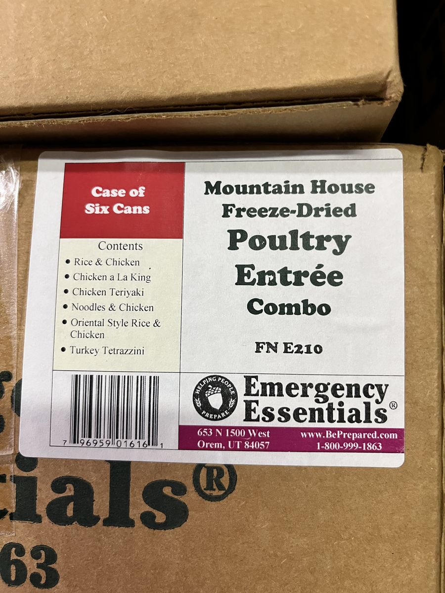 Freeze dried meat & chicken meal combinations