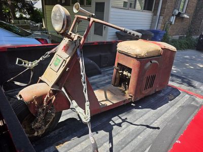 1945 cushman autoglide turtle back model 50