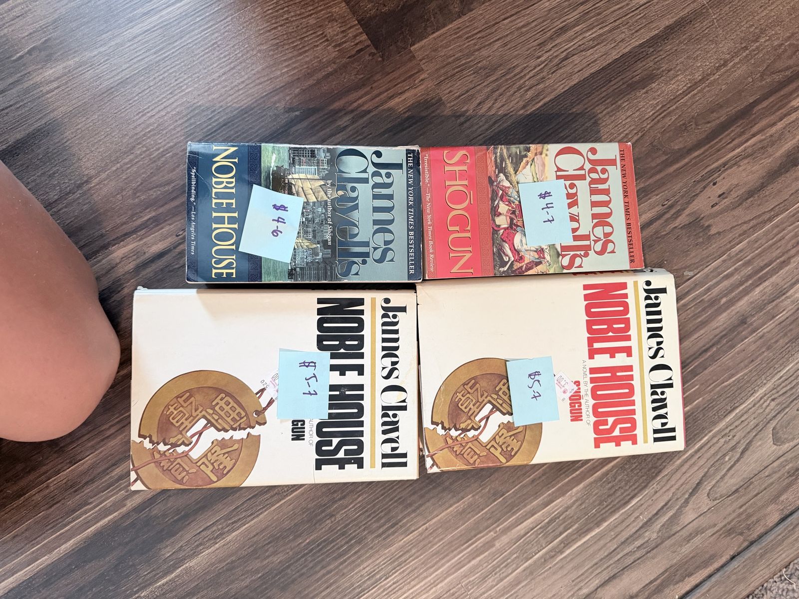 James Clavell Books: Shogun & Noble House (2 Volumes)