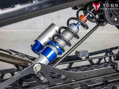 2026 Polaris® 850 PRO RMK 155 Gloss Black / Blue Dusk