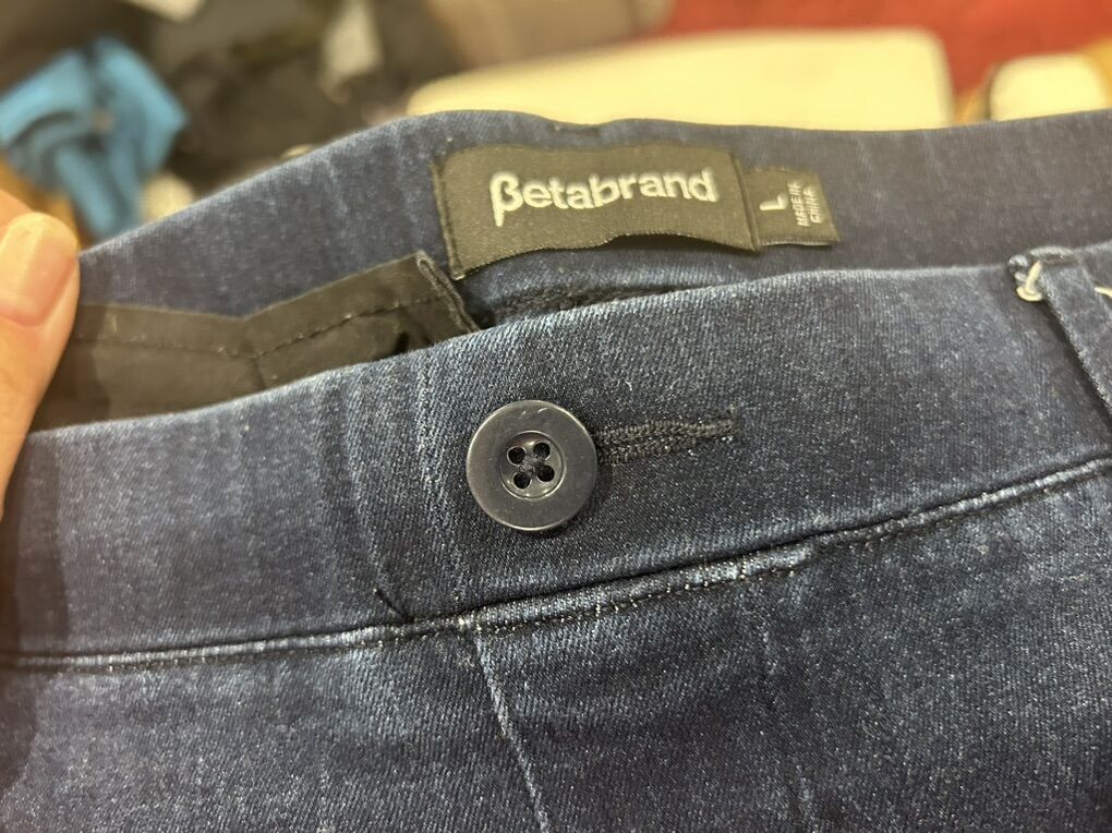 Betabrand Woman’s Yoga Jeans Large Bootcut