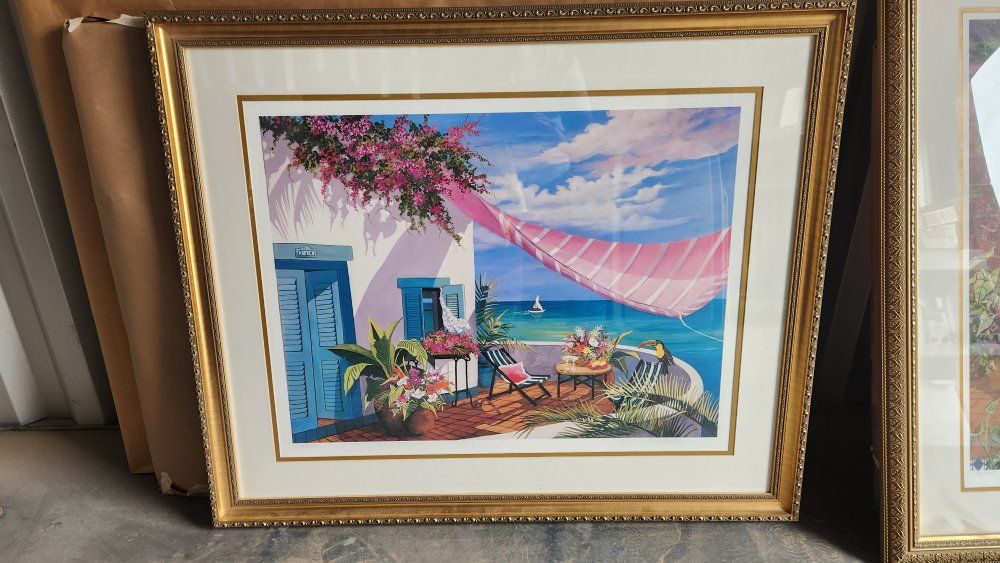 Sharie Hatchett Bohlmann "Tropical Afternoon" Artist Proof Lithograph AP 43/75 Framed