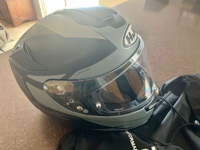 HJC RPHA 70 Full Face Motorcycle Helmet / Medium Matte Gray Black Pinlock Visor