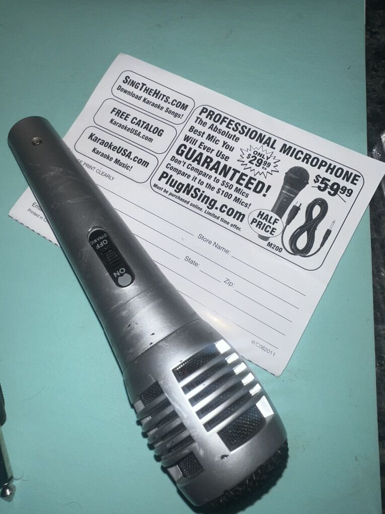 Karoake Mic and CD's