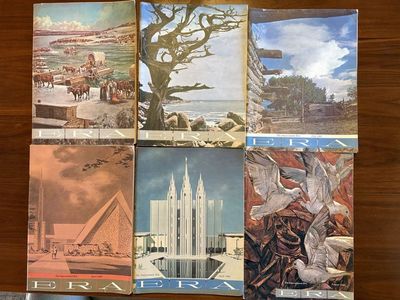 Vintage ERA magazines from 1950’s, 1960’s great articles, ads photos to frame LDS Mormon, Mid Century