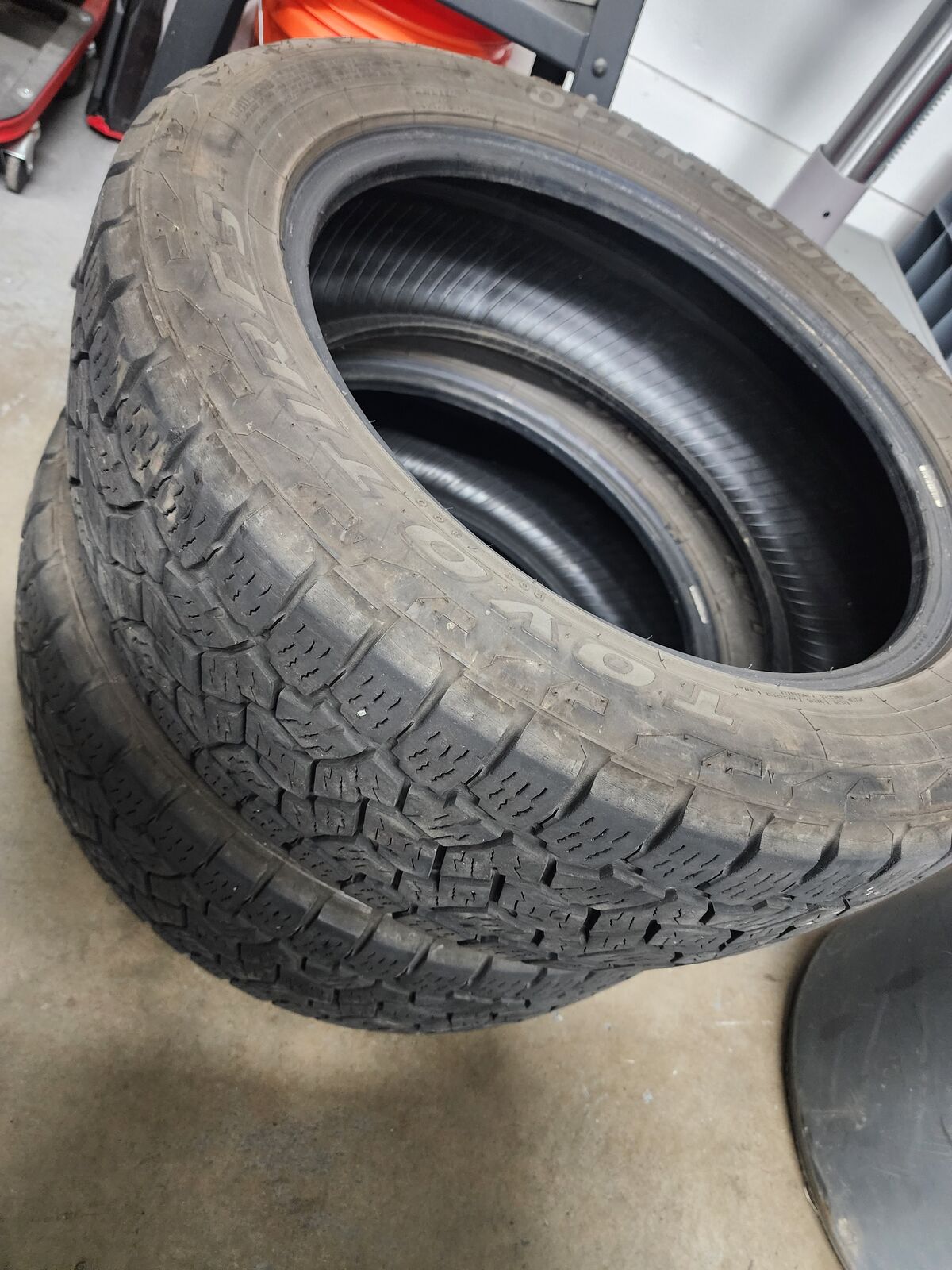 2 Tires off Subaru Crosstrek