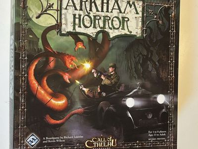 Arkham Horror Board Game by Fantasy Flight Games - Classic Lovecraftian Adventure, Ages 13+