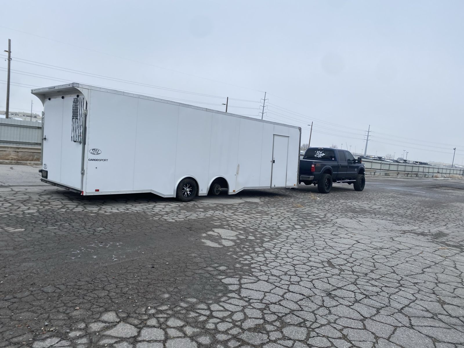 2022 Pace American Cargo Sport 8.5’ x 28’ enclosed trailer project