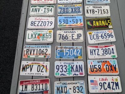 License Plates - Various States!