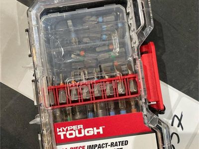 HYPER TOUGH 44-PIECE IMPACT BIT SET IN CASE
