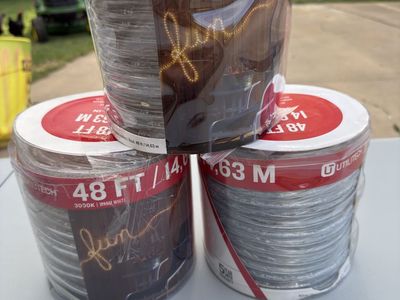 192 FT LED Indoor/Outdoor Rope Lights – 4 Rolls + Light Wizard Remote