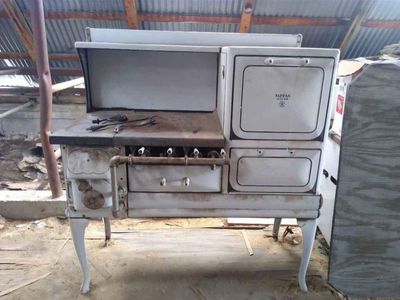 gas and wood cook stove
