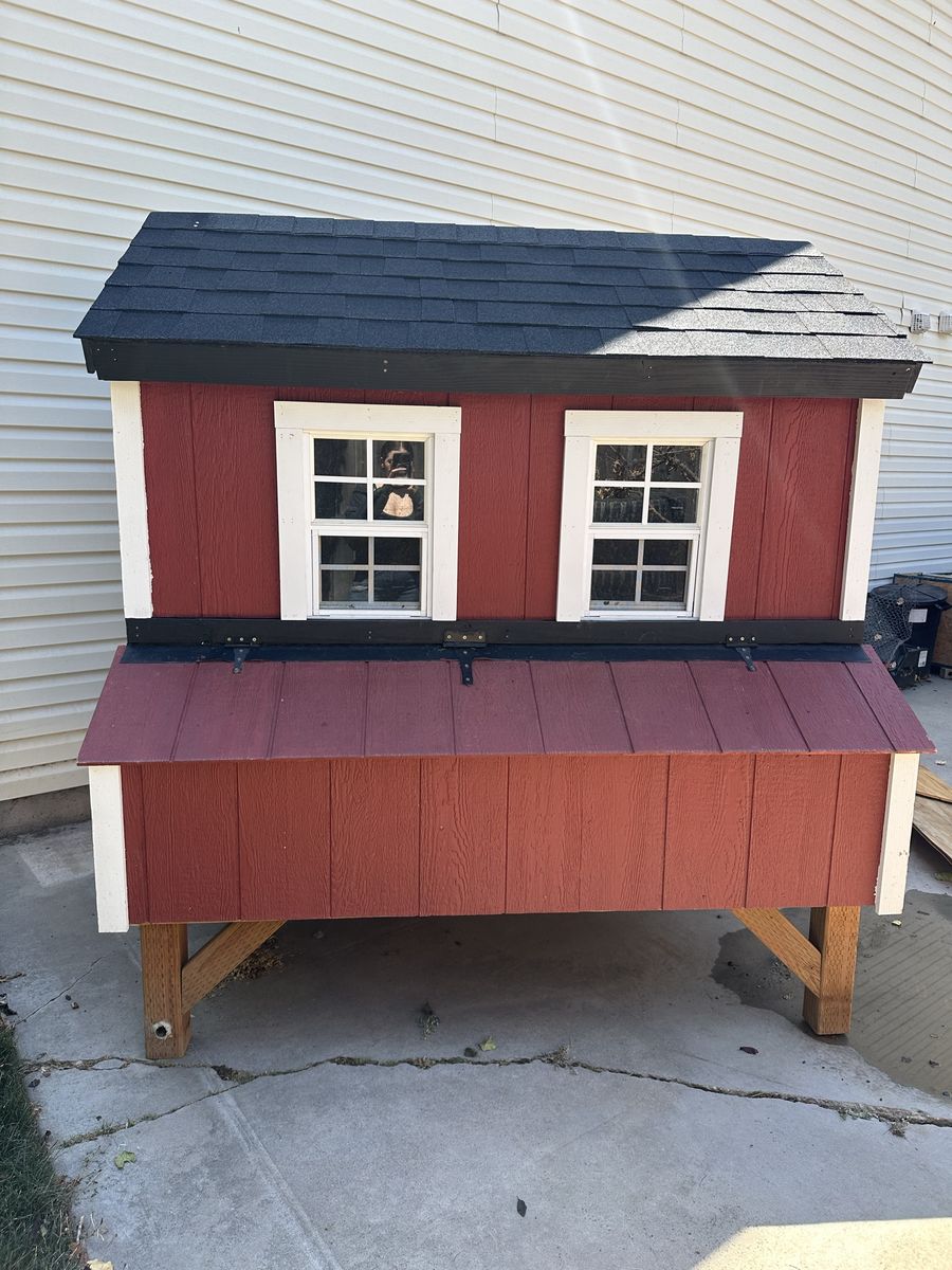 Handmade Solid Wood Chicken Coop – $1,800 obo