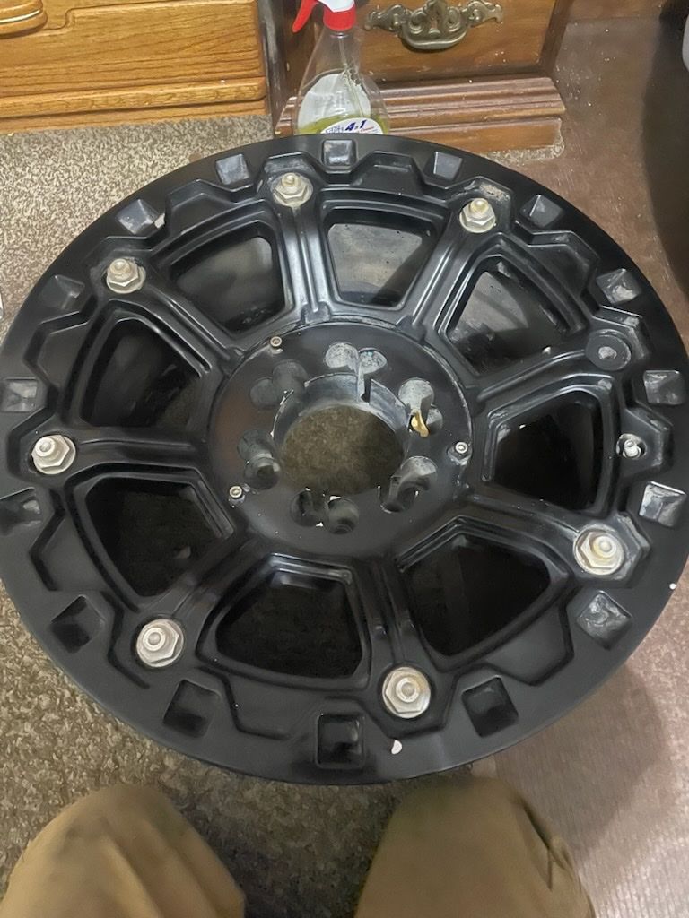 Black truck rims 18 in