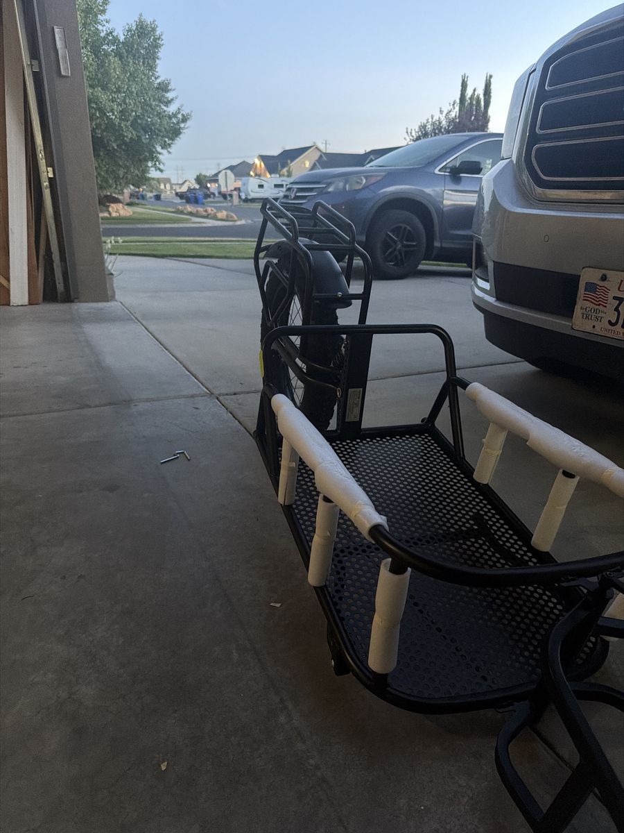 New Black Cargo Trailer for Bikes - Haul Gear, Groceries & More
