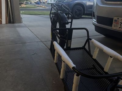 New Black Cargo Trailer for Bikes - Haul Gear, Groceries & More