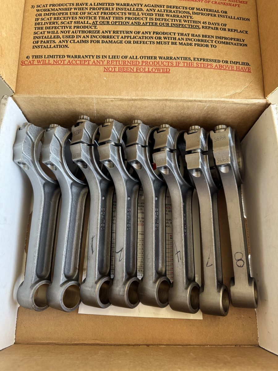 Scat Pro Comp Connecting Rods SBC