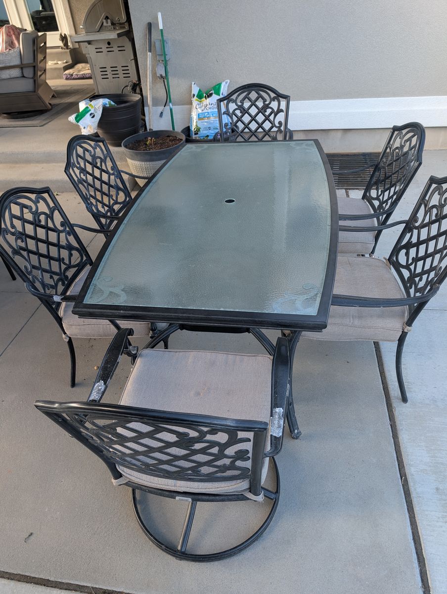 7 piece patio set for sale