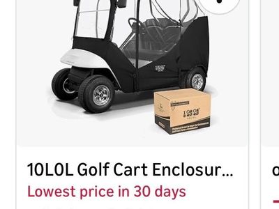 2 Seat Golf Cart Enclosure