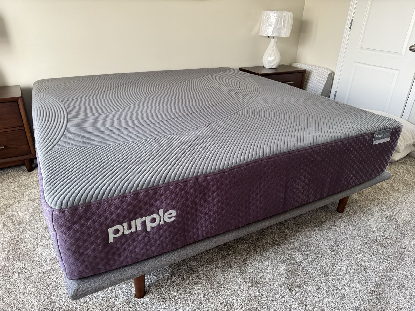 Restore Premier Firm Purple Mattress and Adj Base