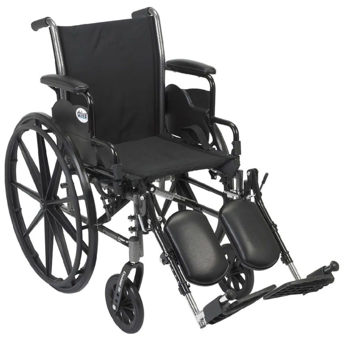 New Drive Medical Cruiser III Wheelchair   19.2”