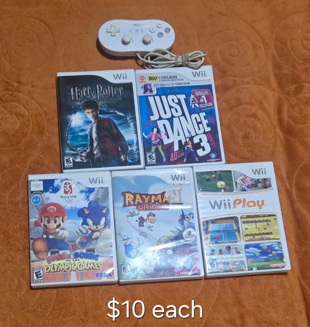 Nintendo Wii games $10 each including Wii Play! Trades considered!