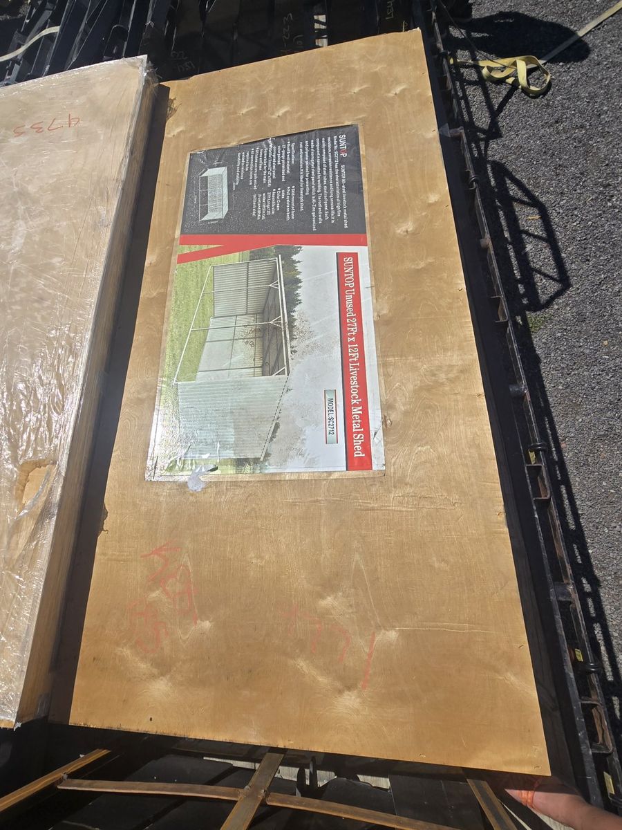 NEW & UNOPENED Suntop 27' x 12' Animal Shelter / Shed (Cream)