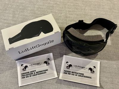 LidLiftGoggle Blepharoplasty / Eyelid Surgery Recovery Goggles | Like New