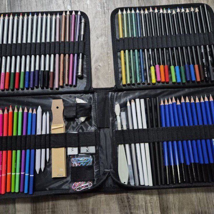 Kalour Painting & Drawing Art Supplies Set with Case