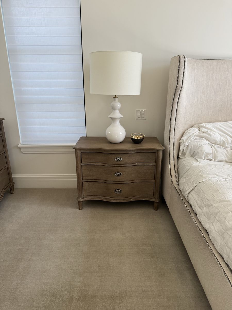Two Kate Spade white lamps