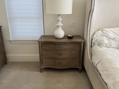 Two Kate Spade white lamps