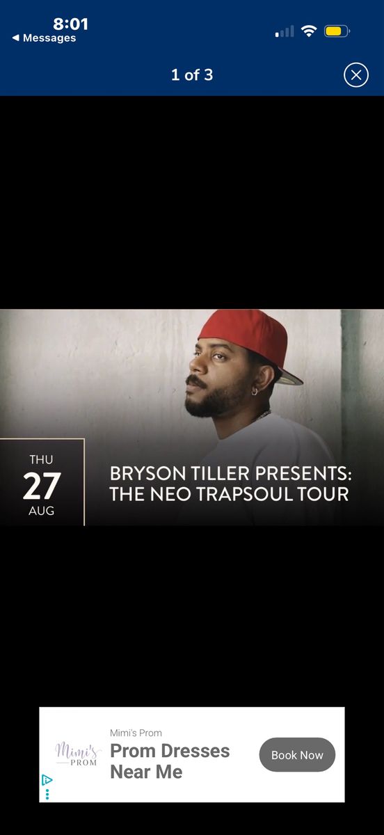 **VIP SUITE *** Bryson Tiller: The Neo Trapsoul Tour - Concert Ticket BEST DEAL EVER!