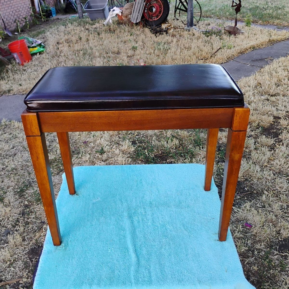 Vintage Kimball MCM Piano Bench With Storage