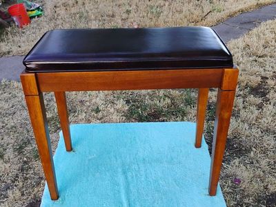 Vintage Kimball MCM Piano Bench With Storage