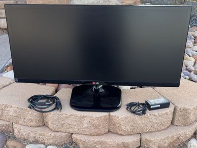 29” LG UltraWide Widescreen Computer Monitor with Stand and Power Adapter