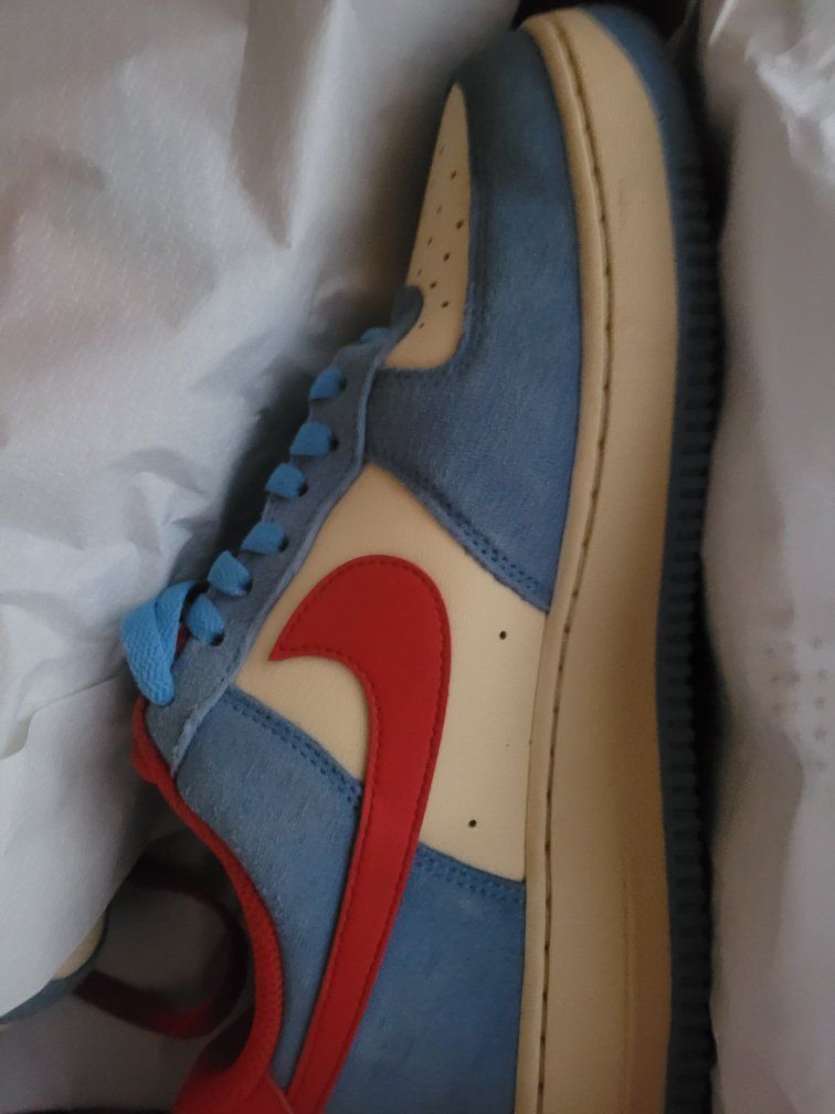 Nike Air Force 1 '07 LV8 University Blue University Red Men's Size 9