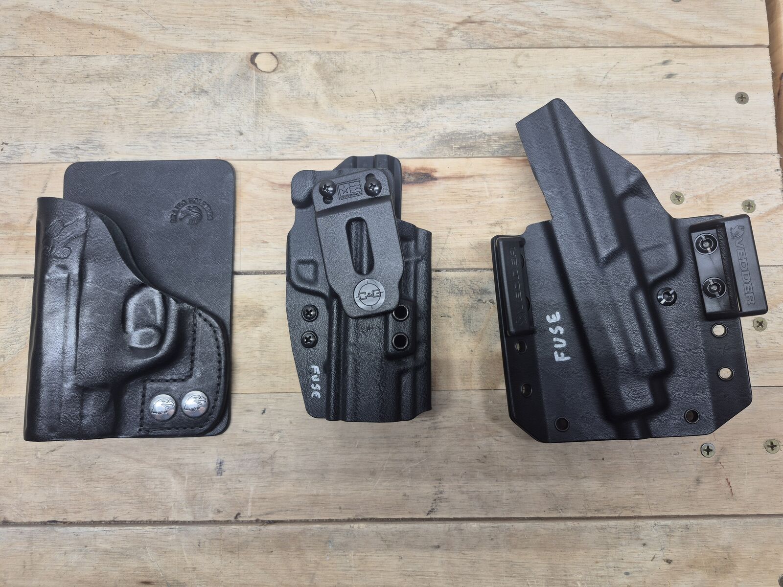 Smith & Wesson Shield Gen 1 9mm and Sig P365 Fuse Holsters