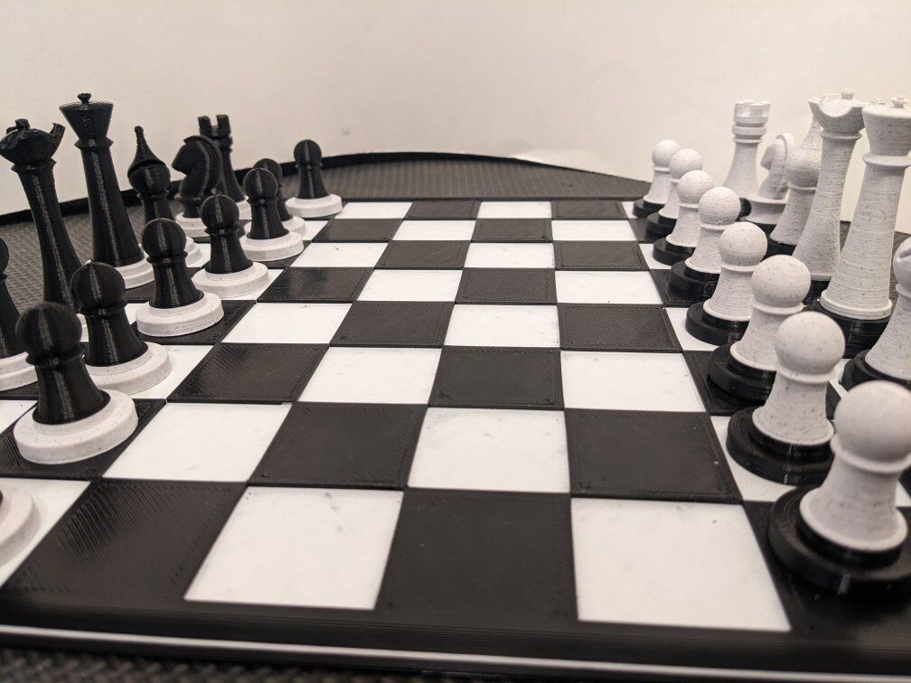 Chess set, 3d printed