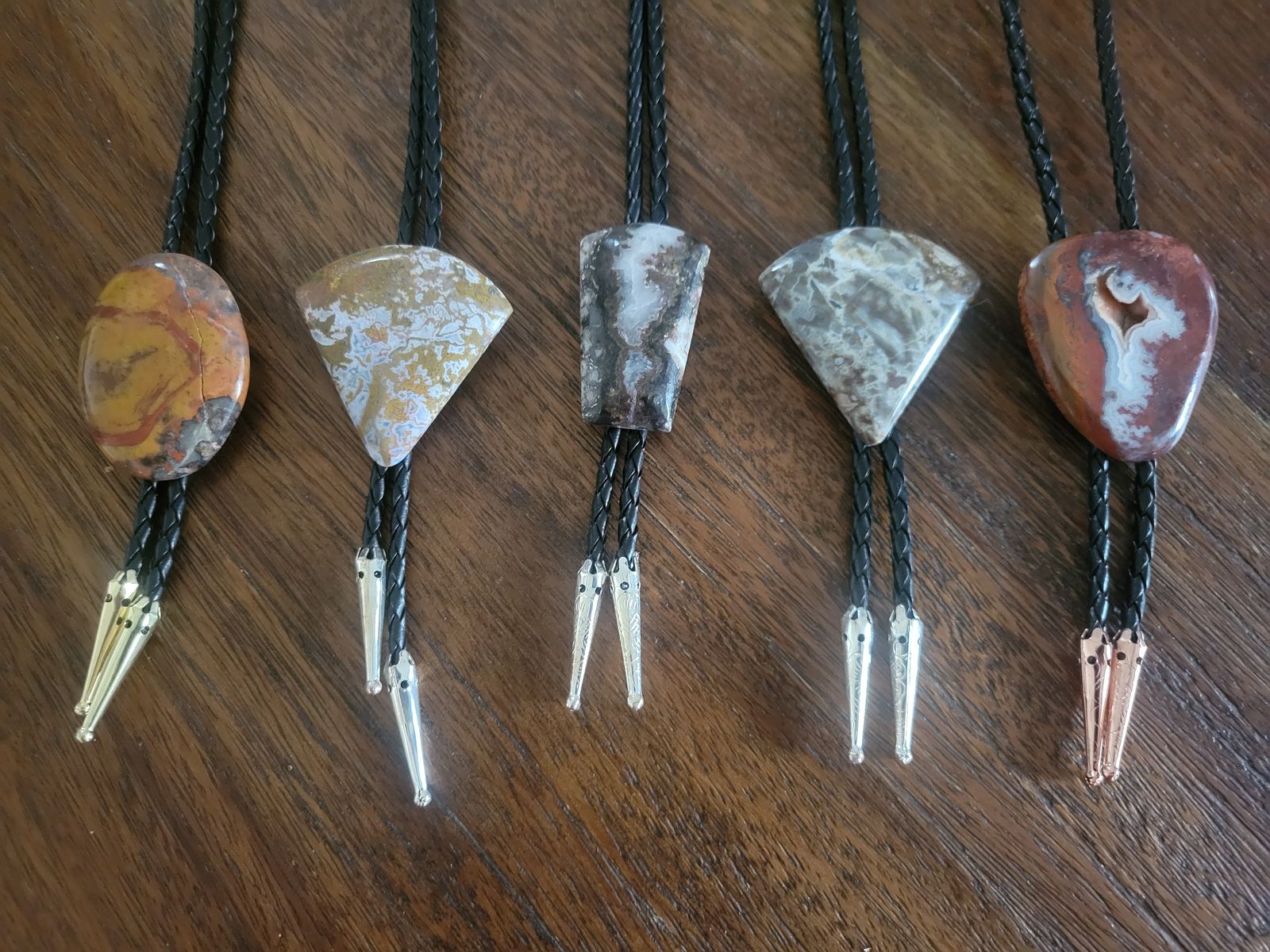 Natural Stone Bolo Tie