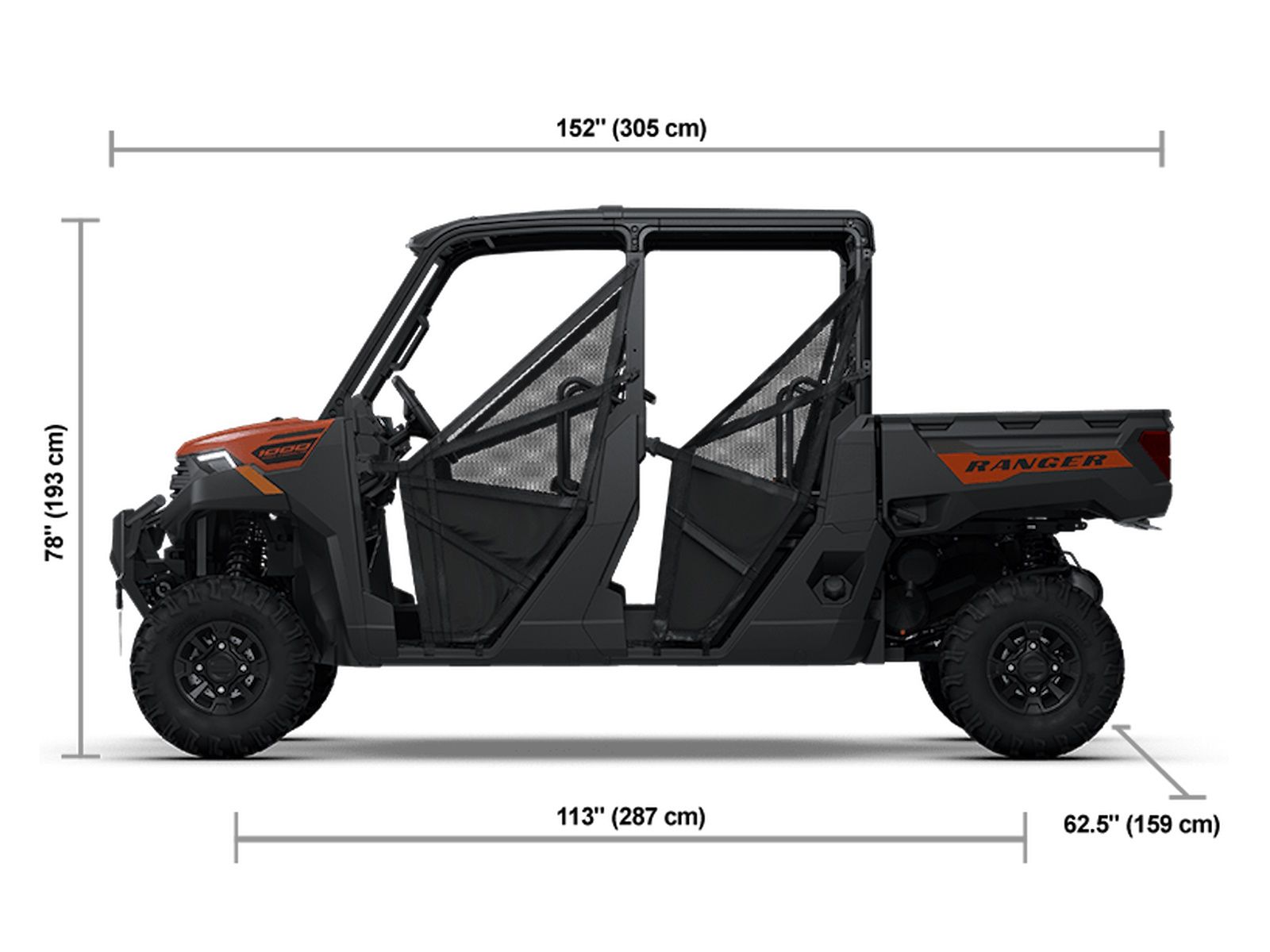 2026 Polaris RANGER CREW 1000 Premium Rover Rust -