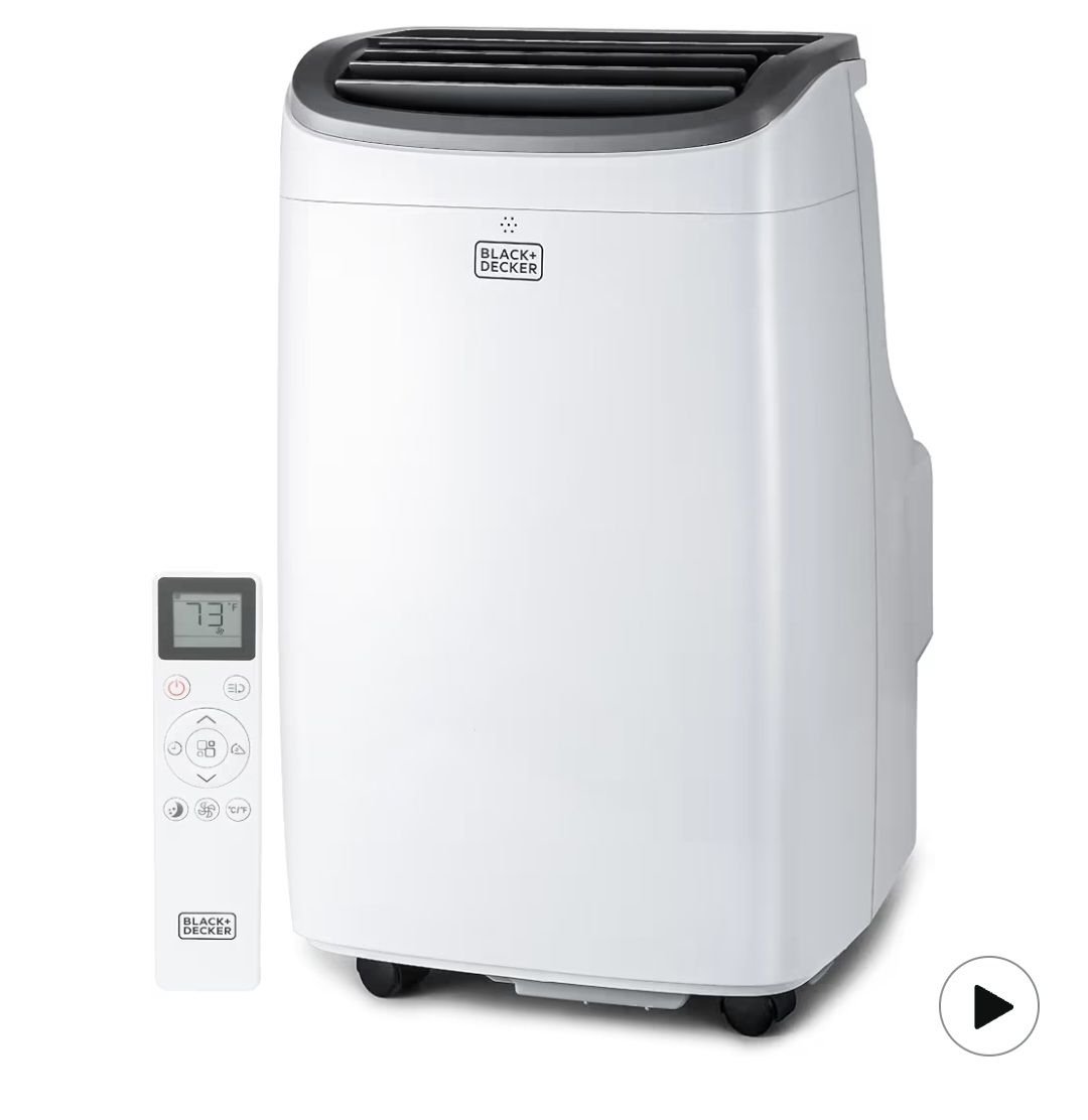 NEW Black & Decker Portable Air Conditioner 9,000 BTU