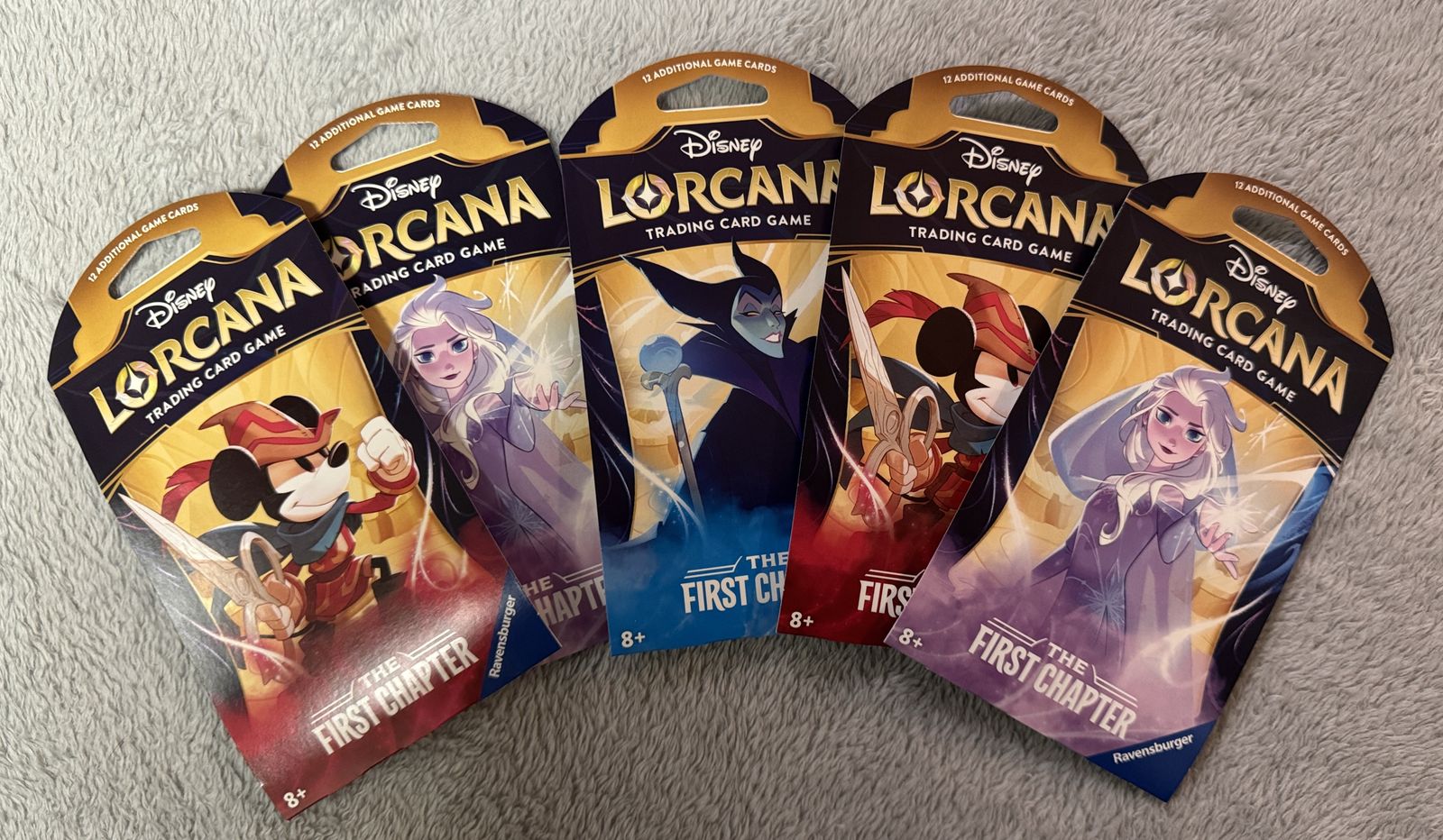 Disney Lorcana The First Chapter 5 Booster Packs