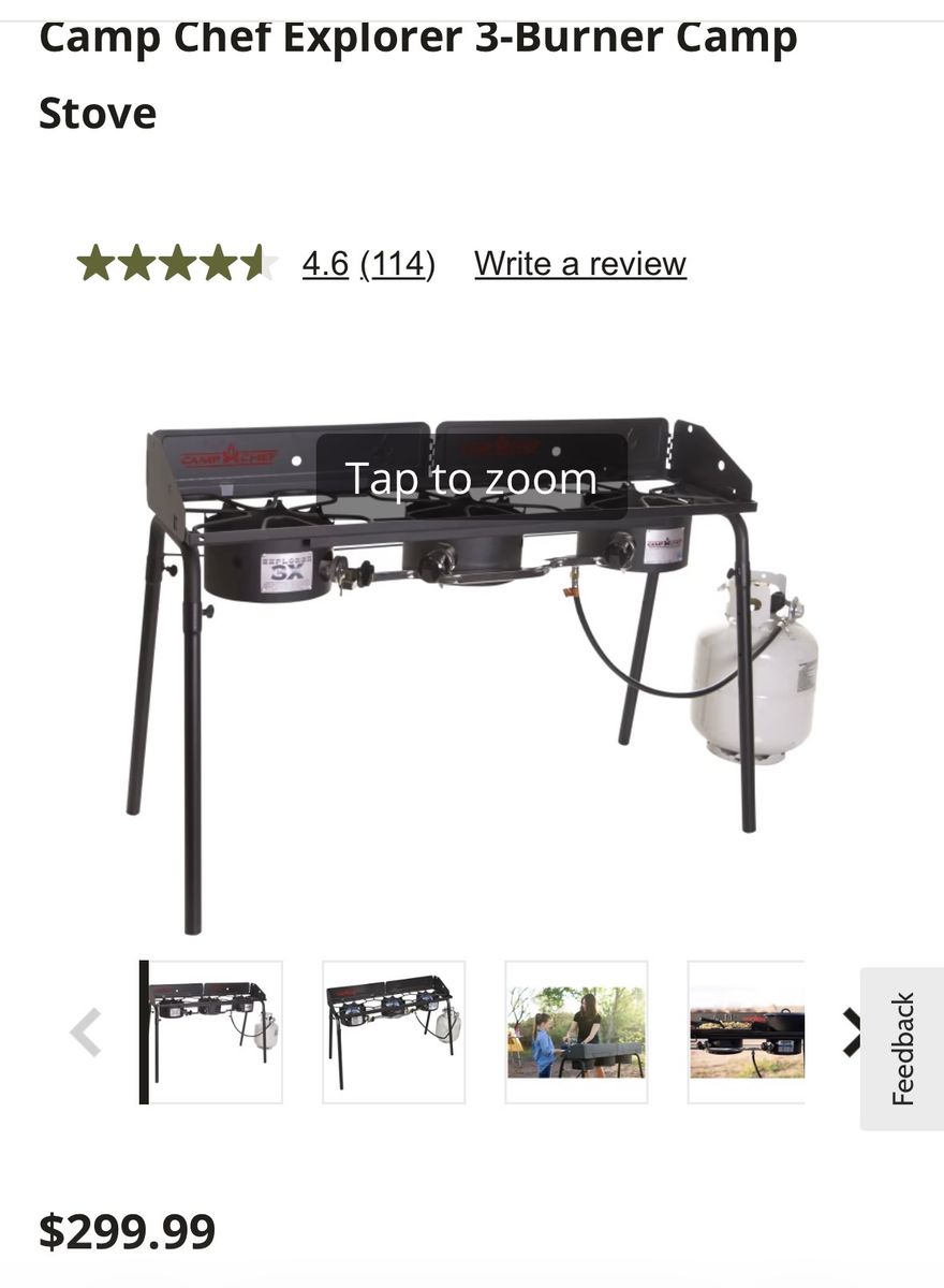 Camp Chef Explorer 3X - 3 Burner Stove