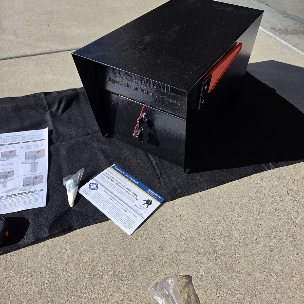 mailbox HD metal mail box locking