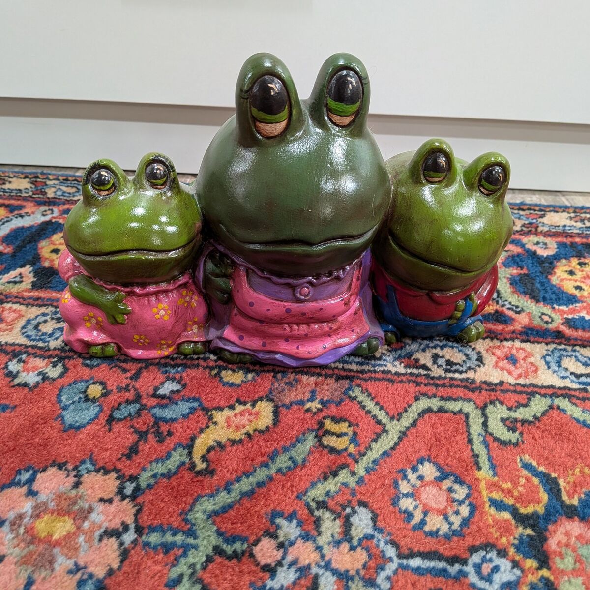 Vintage frog planter