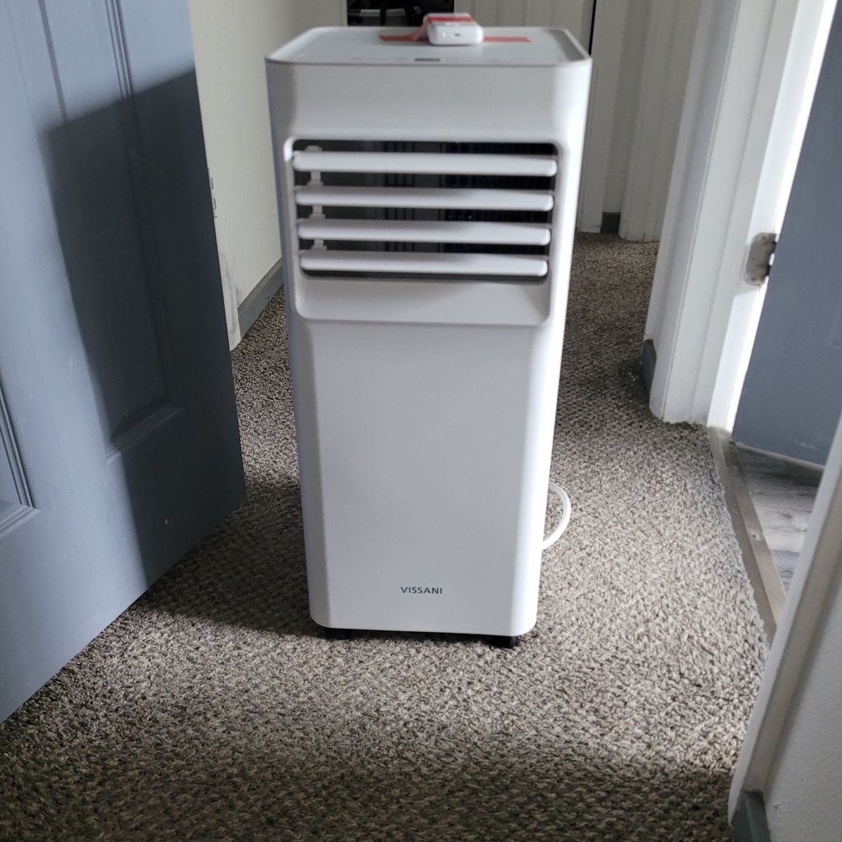 brandnew Vissani Portable Air Conditioner - Compact White AC Unit with Remote