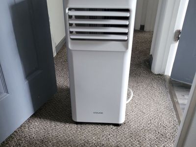 brandnew Vissani Portable Air Conditioner - Compact White AC Unit with Remote
