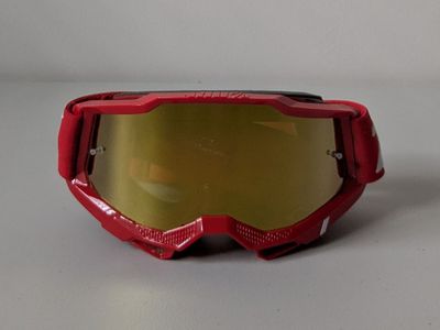100% OTG Goggles - Red/Gold Lens