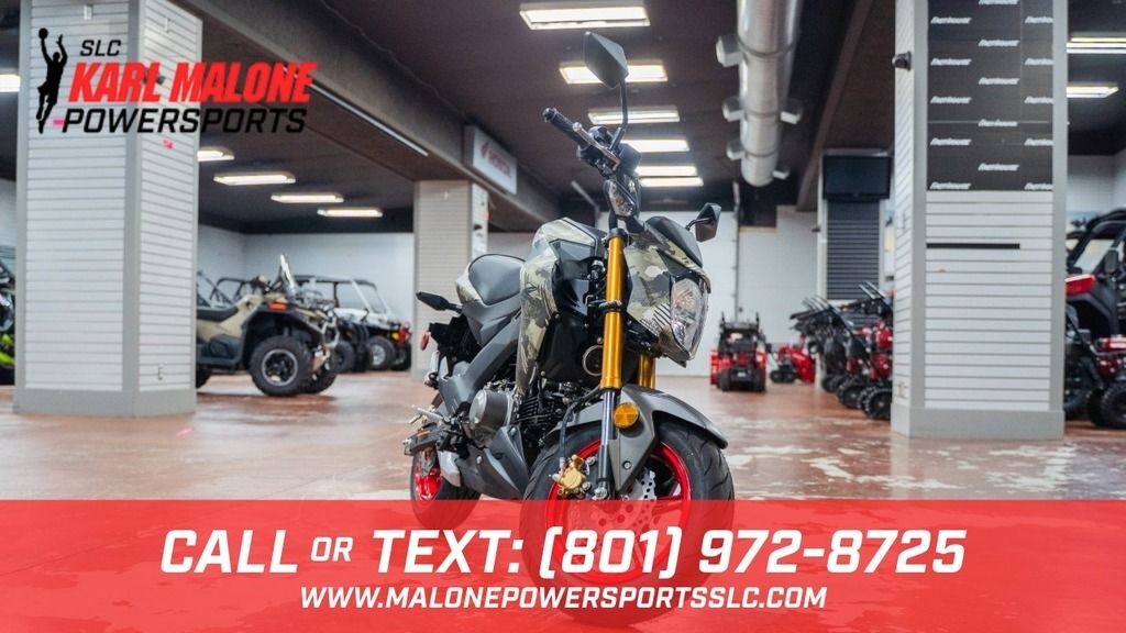 2025 Kawasaki Z125 PRO Cypher Camo Beige