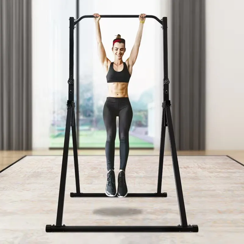 Pull Up Bar Power Tower Dip Station for Home Gym Workout Adjustable Heavy Duty